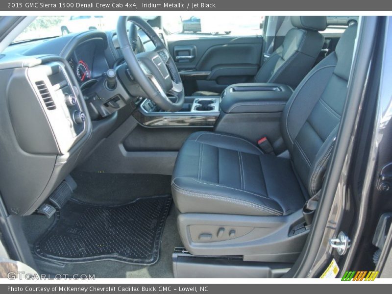 Front Seat of 2015 Sierra 1500 Denali Crew Cab 4x4