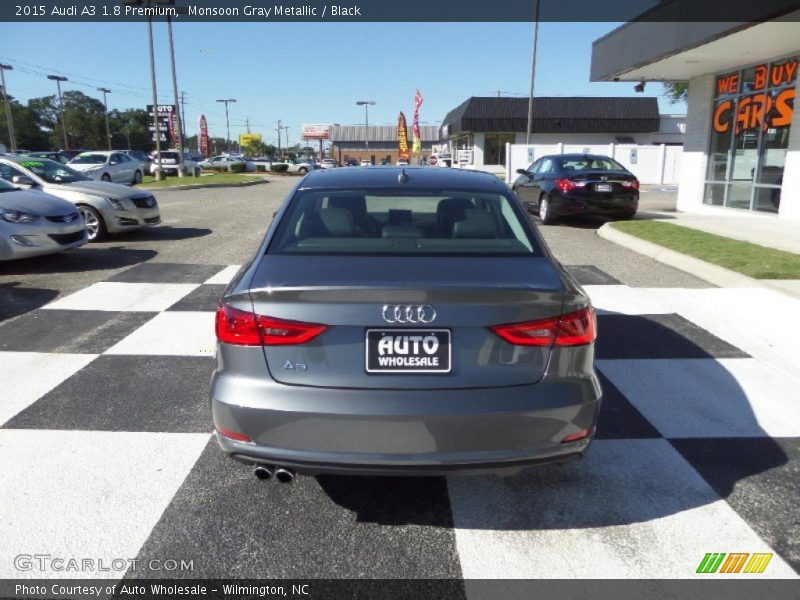 Monsoon Gray Metallic / Black 2015 Audi A3 1.8 Premium