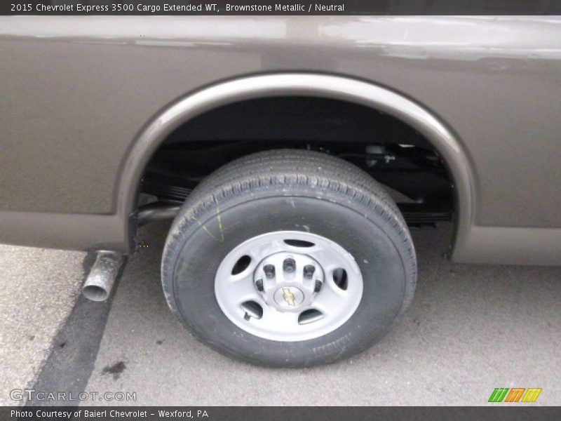 Brownstone Metallic / Neutral 2015 Chevrolet Express 3500 Cargo Extended WT
