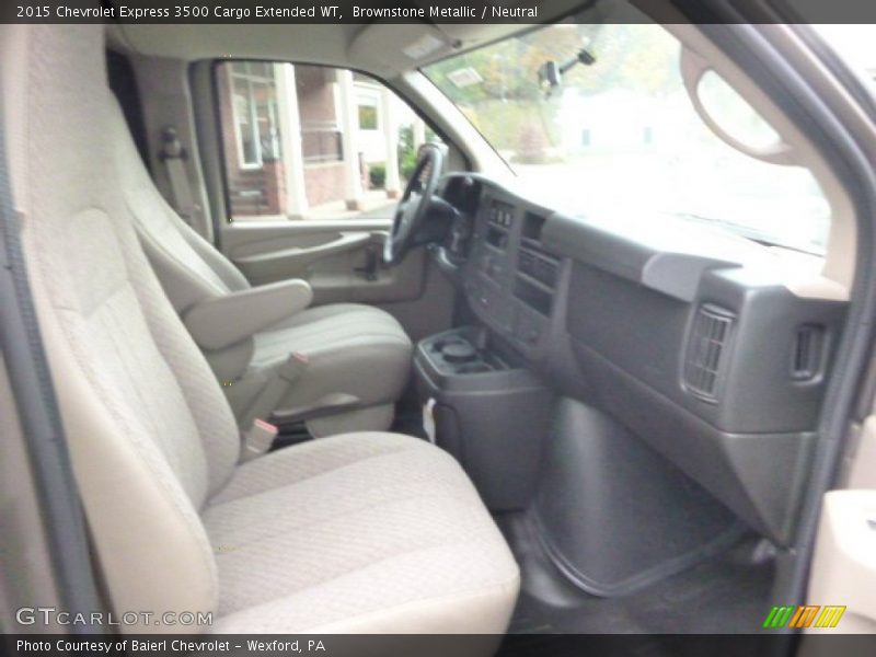 Brownstone Metallic / Neutral 2015 Chevrolet Express 3500 Cargo Extended WT