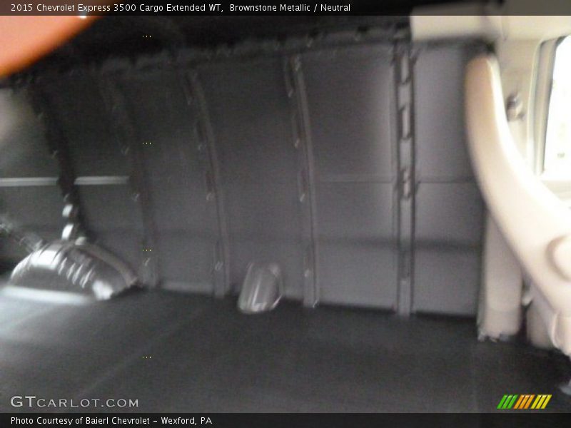 Brownstone Metallic / Neutral 2015 Chevrolet Express 3500 Cargo Extended WT