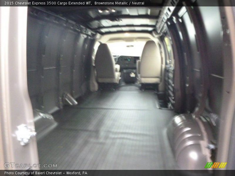 Brownstone Metallic / Neutral 2015 Chevrolet Express 3500 Cargo Extended WT