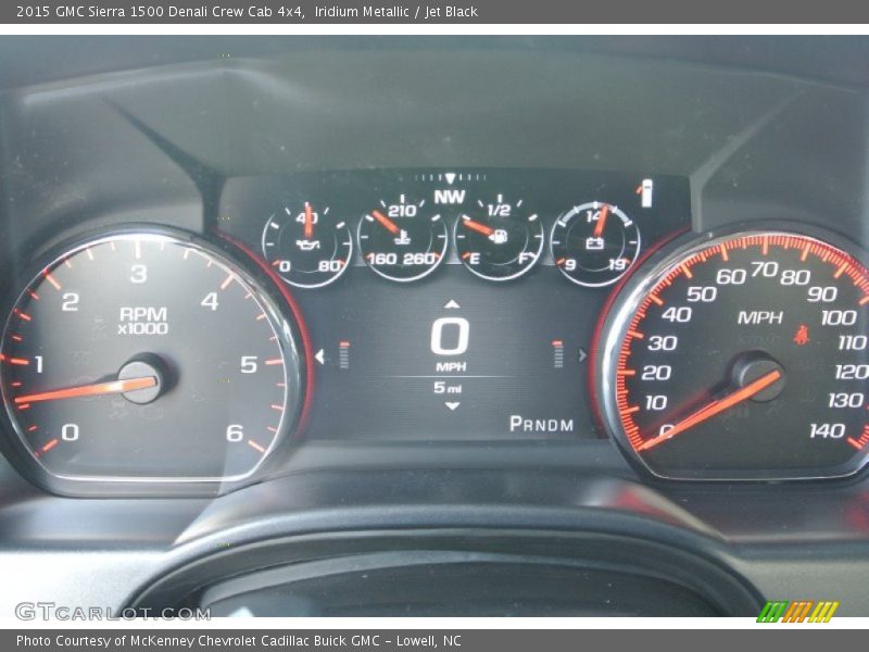 Iridium Metallic / Jet Black 2015 GMC Sierra 1500 Denali Crew Cab 4x4
