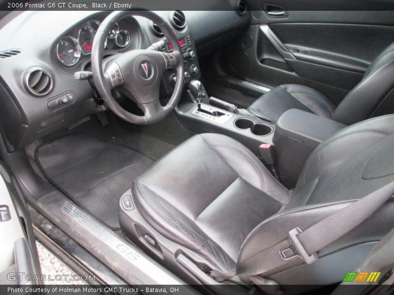  2006 G6 GT Coupe Ebony Interior