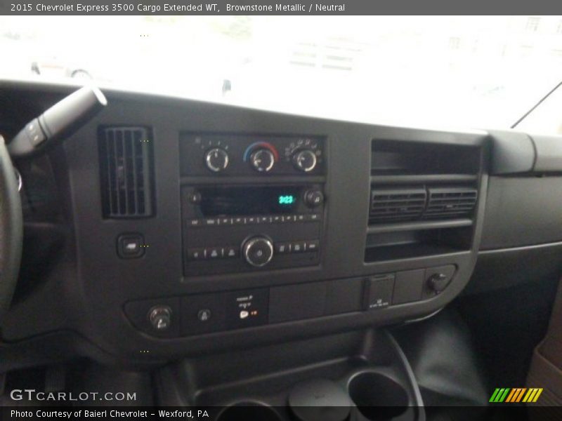 Brownstone Metallic / Neutral 2015 Chevrolet Express 3500 Cargo Extended WT