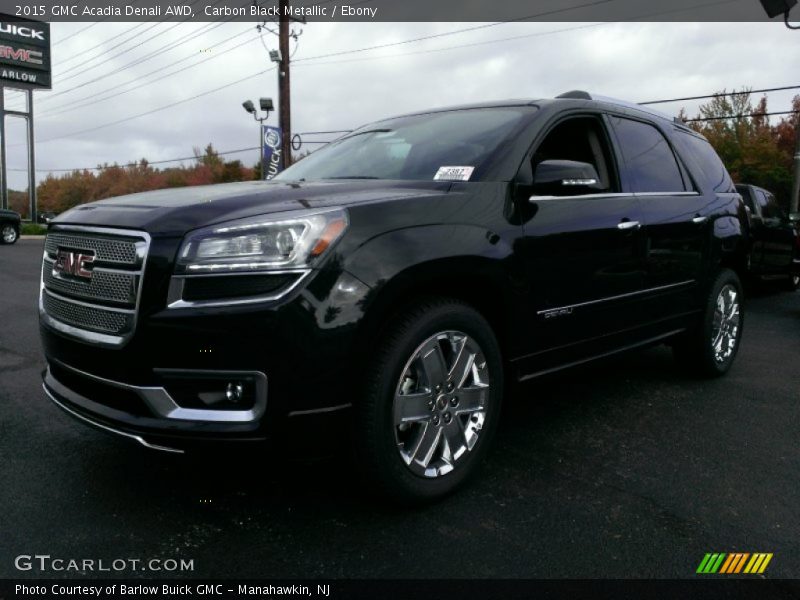 Carbon Black Metallic / Ebony 2015 GMC Acadia Denali AWD