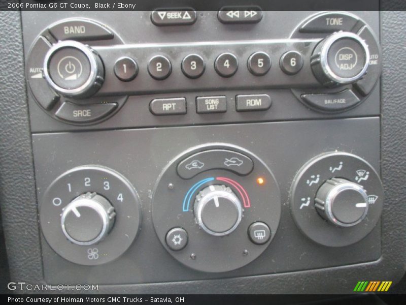 Black / Ebony 2006 Pontiac G6 GT Coupe