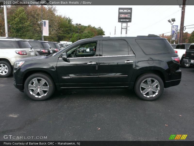 Carbon Black Metallic / Ebony 2015 GMC Acadia Denali AWD