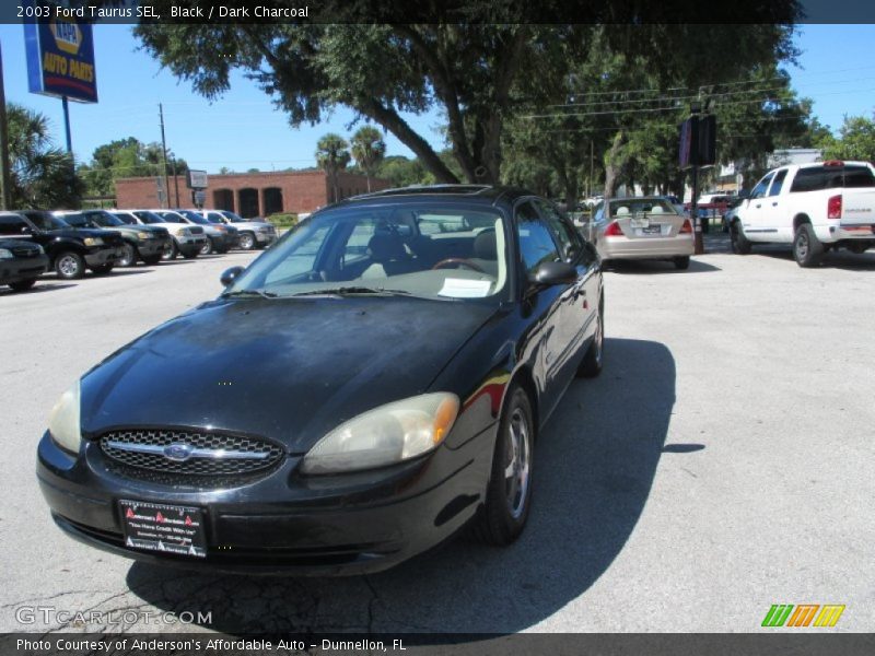 Black / Dark Charcoal 2003 Ford Taurus SEL