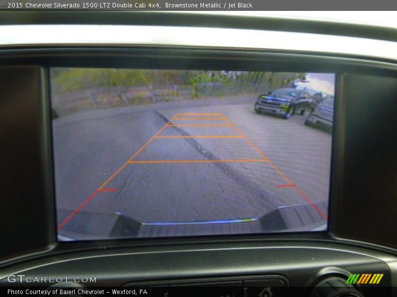 Brownstone Metallic / Jet Black 2015 Chevrolet Silverado 1500 LTZ Double Cab 4x4