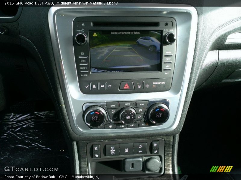 Controls of 2015 Acadia SLT AWD