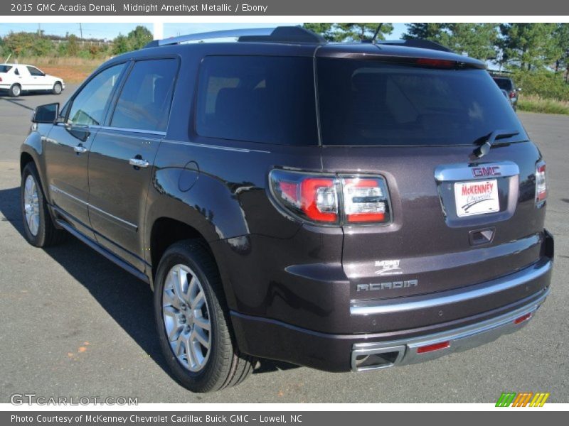 Midnight Amethyst Metallic / Ebony 2015 GMC Acadia Denali