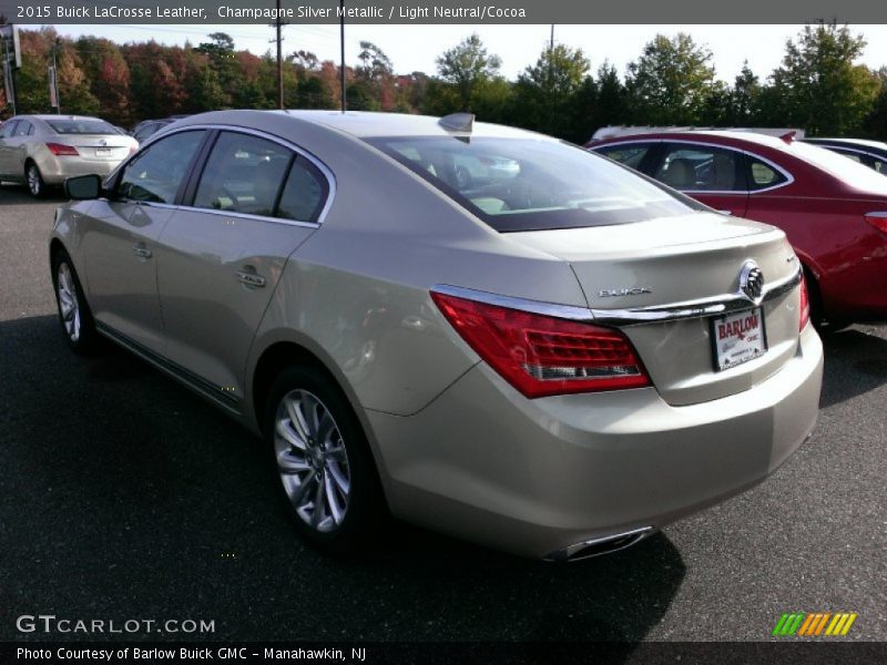 Champagne Silver Metallic / Light Neutral/Cocoa 2015 Buick LaCrosse Leather