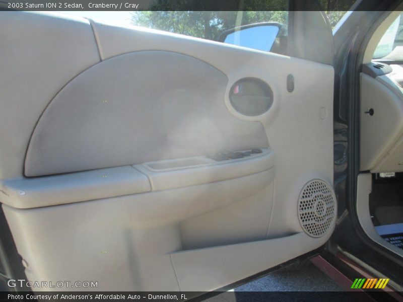 Cranberry / Gray 2003 Saturn ION 2 Sedan