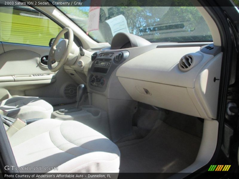 Cranberry / Gray 2003 Saturn ION 2 Sedan