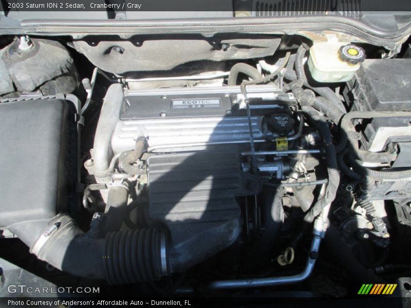 Cranberry / Gray 2003 Saturn ION 2 Sedan