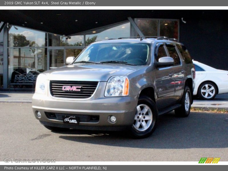 Steel Gray Metallic / Ebony 2009 GMC Yukon SLT 4x4