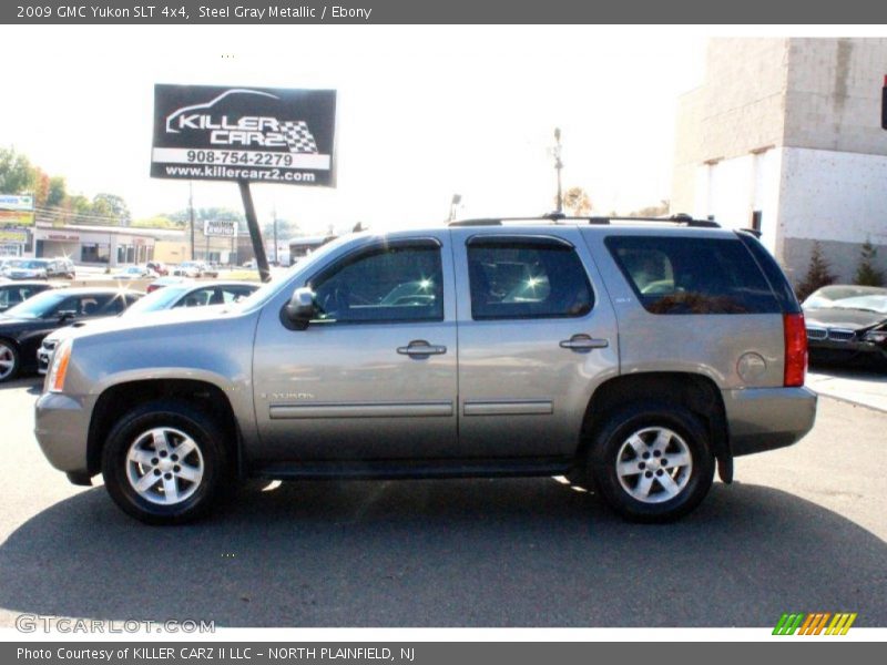 Steel Gray Metallic / Ebony 2009 GMC Yukon SLT 4x4