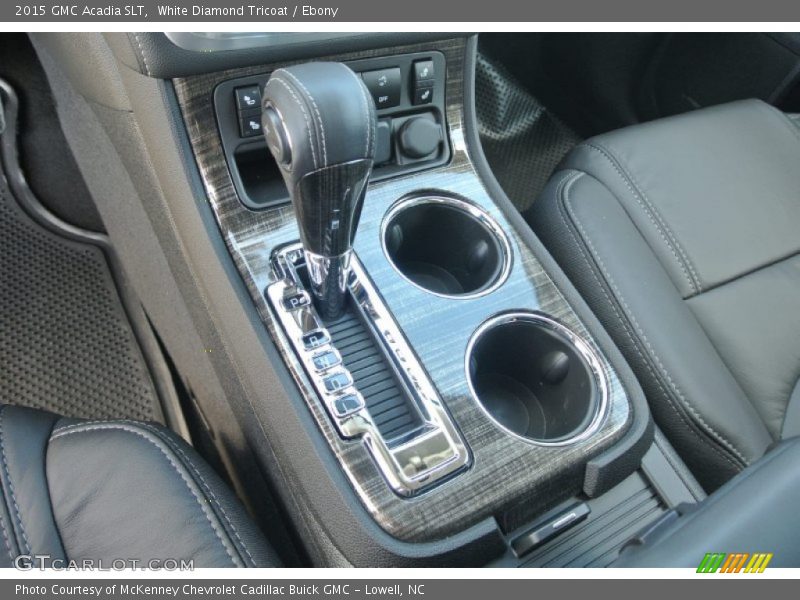 White Diamond Tricoat / Ebony 2015 GMC Acadia SLT