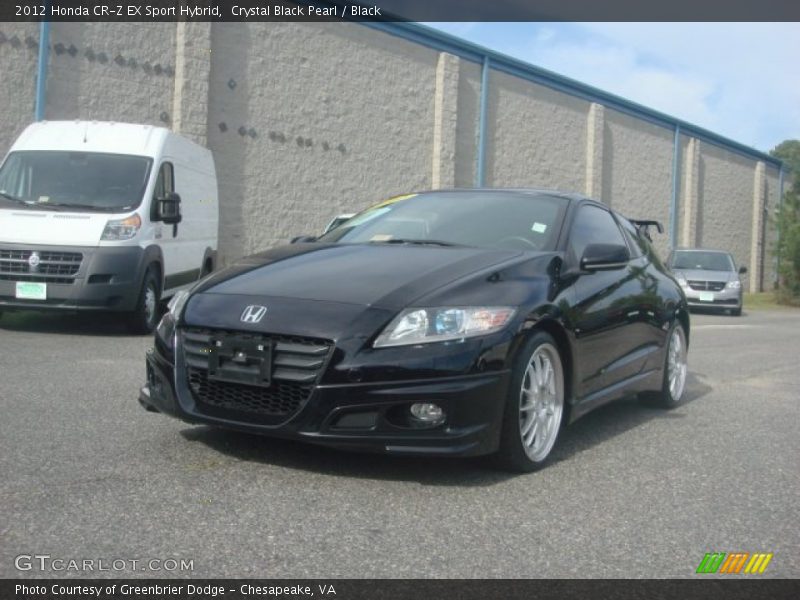 Crystal Black Pearl / Black 2012 Honda CR-Z EX Sport Hybrid
