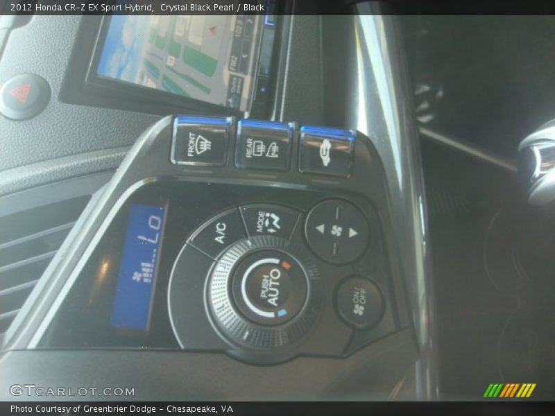 Crystal Black Pearl / Black 2012 Honda CR-Z EX Sport Hybrid