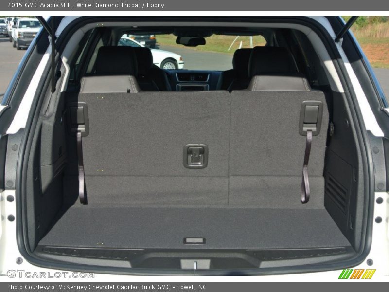 White Diamond Tricoat / Ebony 2015 GMC Acadia SLT