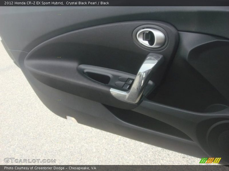 Crystal Black Pearl / Black 2012 Honda CR-Z EX Sport Hybrid