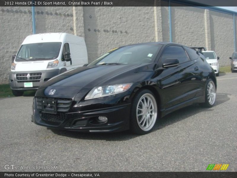 Crystal Black Pearl / Black 2012 Honda CR-Z EX Sport Hybrid