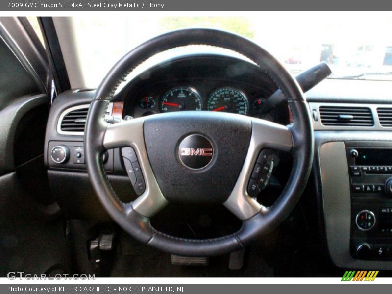 Steel Gray Metallic / Ebony 2009 GMC Yukon SLT 4x4