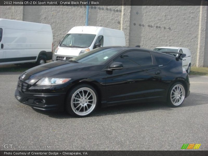 Crystal Black Pearl / Black 2012 Honda CR-Z EX Sport Hybrid