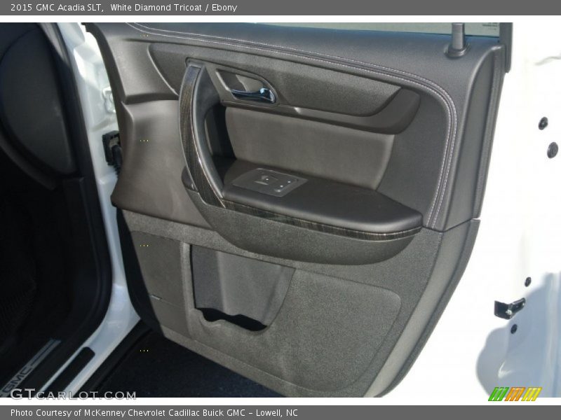 White Diamond Tricoat / Ebony 2015 GMC Acadia SLT