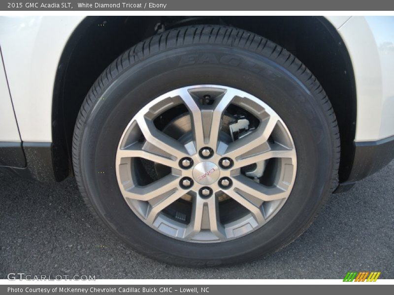 White Diamond Tricoat / Ebony 2015 GMC Acadia SLT