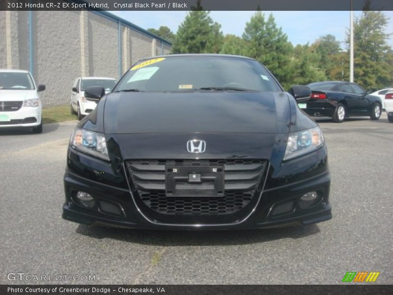 Crystal Black Pearl / Black 2012 Honda CR-Z EX Sport Hybrid