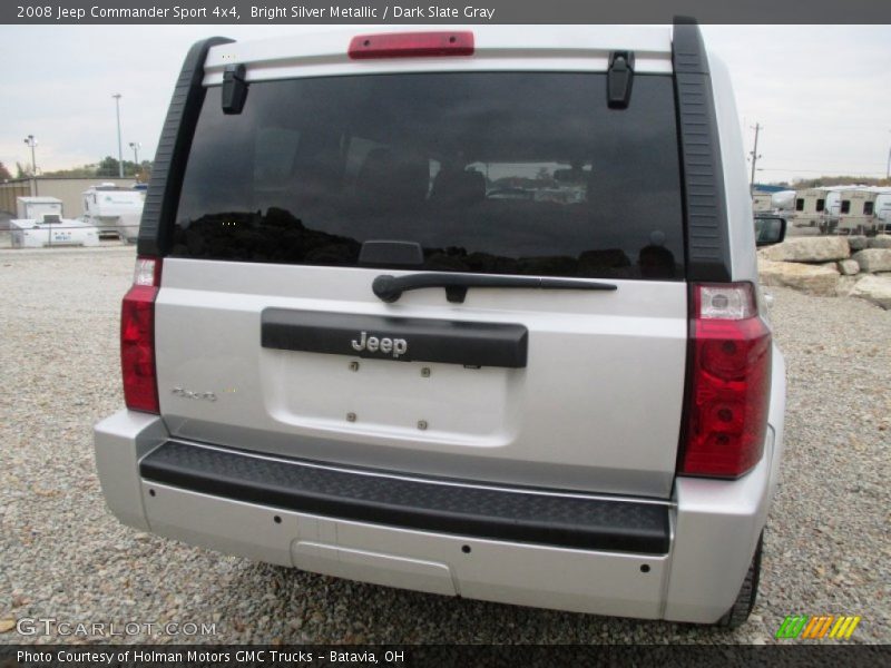 Bright Silver Metallic / Dark Slate Gray 2008 Jeep Commander Sport 4x4