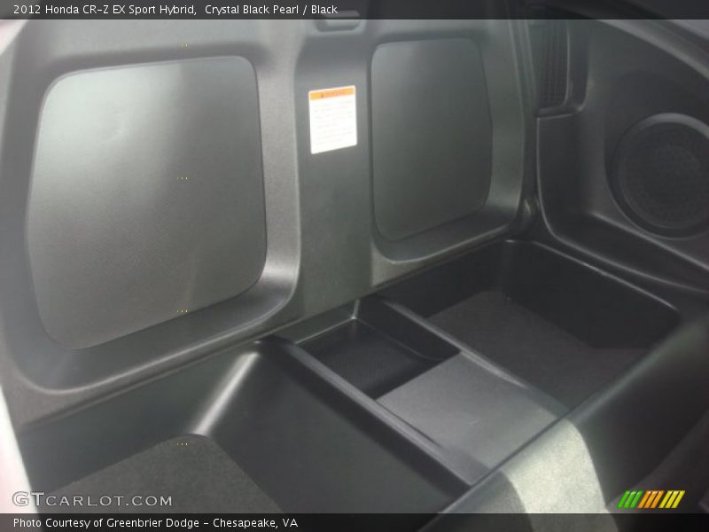 Crystal Black Pearl / Black 2012 Honda CR-Z EX Sport Hybrid