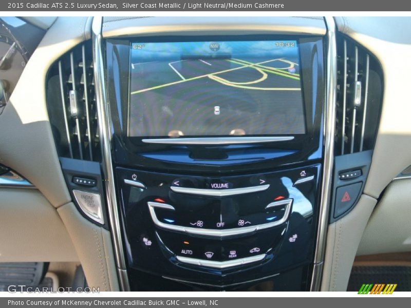 Silver Coast Metallic / Light Neutral/Medium Cashmere 2015 Cadillac ATS 2.5 Luxury Sedan