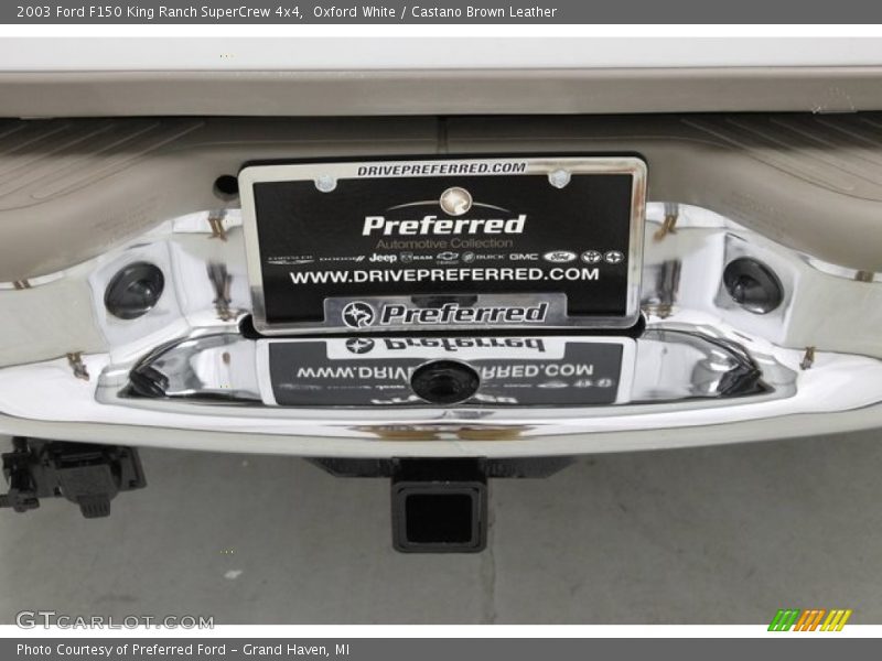 Oxford White / Castano Brown Leather 2003 Ford F150 King Ranch SuperCrew 4x4