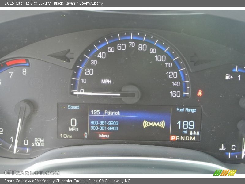 Black Raven / Ebony/Ebony 2015 Cadillac SRX Luxury