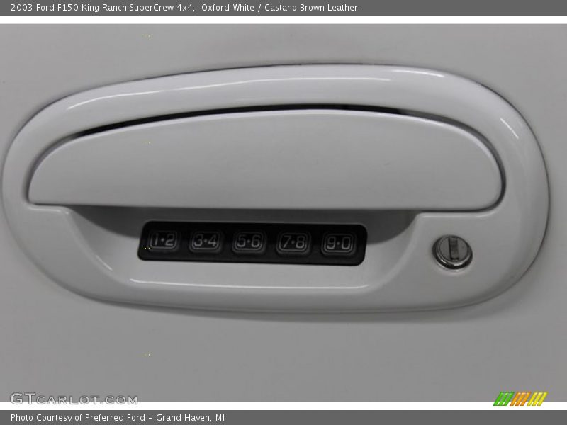 Oxford White / Castano Brown Leather 2003 Ford F150 King Ranch SuperCrew 4x4