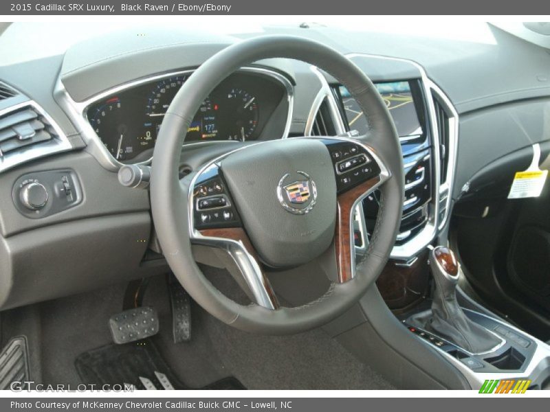 Black Raven / Ebony/Ebony 2015 Cadillac SRX Luxury