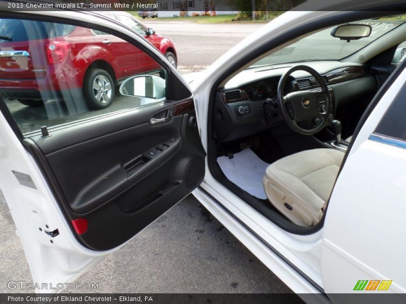 Summit White / Neutral 2013 Chevrolet Impala LT