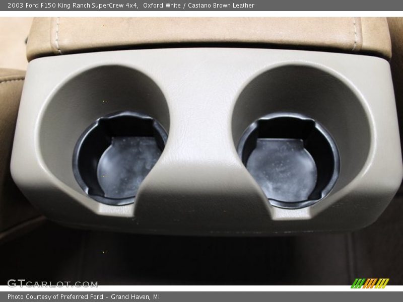 Oxford White / Castano Brown Leather 2003 Ford F150 King Ranch SuperCrew 4x4