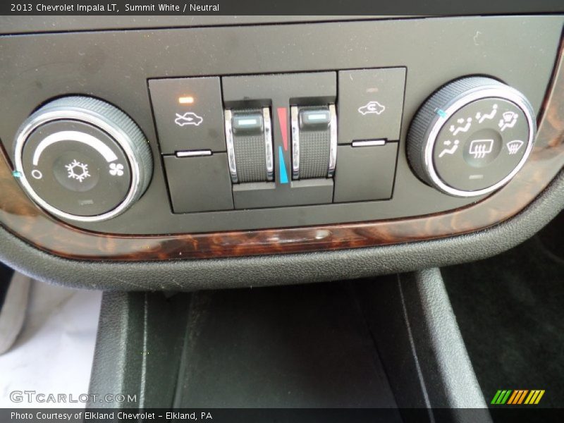 Summit White / Neutral 2013 Chevrolet Impala LT