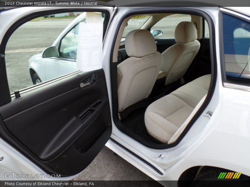 Summit White / Neutral 2013 Chevrolet Impala LT