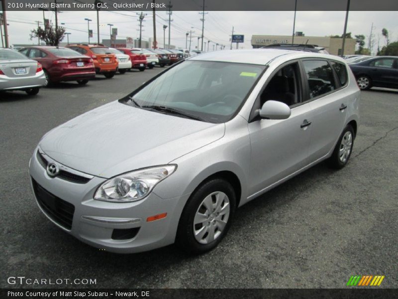 Quicksilver / Black 2010 Hyundai Elantra Touring GLS