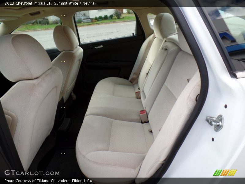 Summit White / Neutral 2013 Chevrolet Impala LT