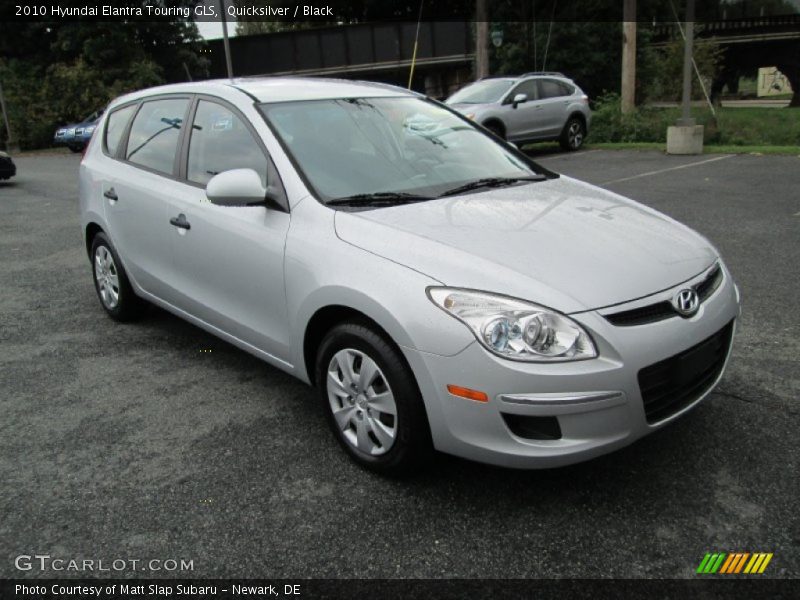 Quicksilver / Black 2010 Hyundai Elantra Touring GLS