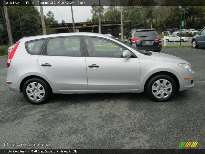 Quicksilver / Black 2010 Hyundai Elantra Touring GLS
