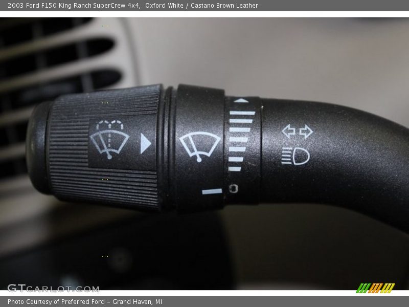 Oxford White / Castano Brown Leather 2003 Ford F150 King Ranch SuperCrew 4x4
