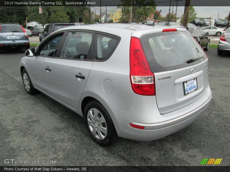 Quicksilver / Black 2010 Hyundai Elantra Touring GLS